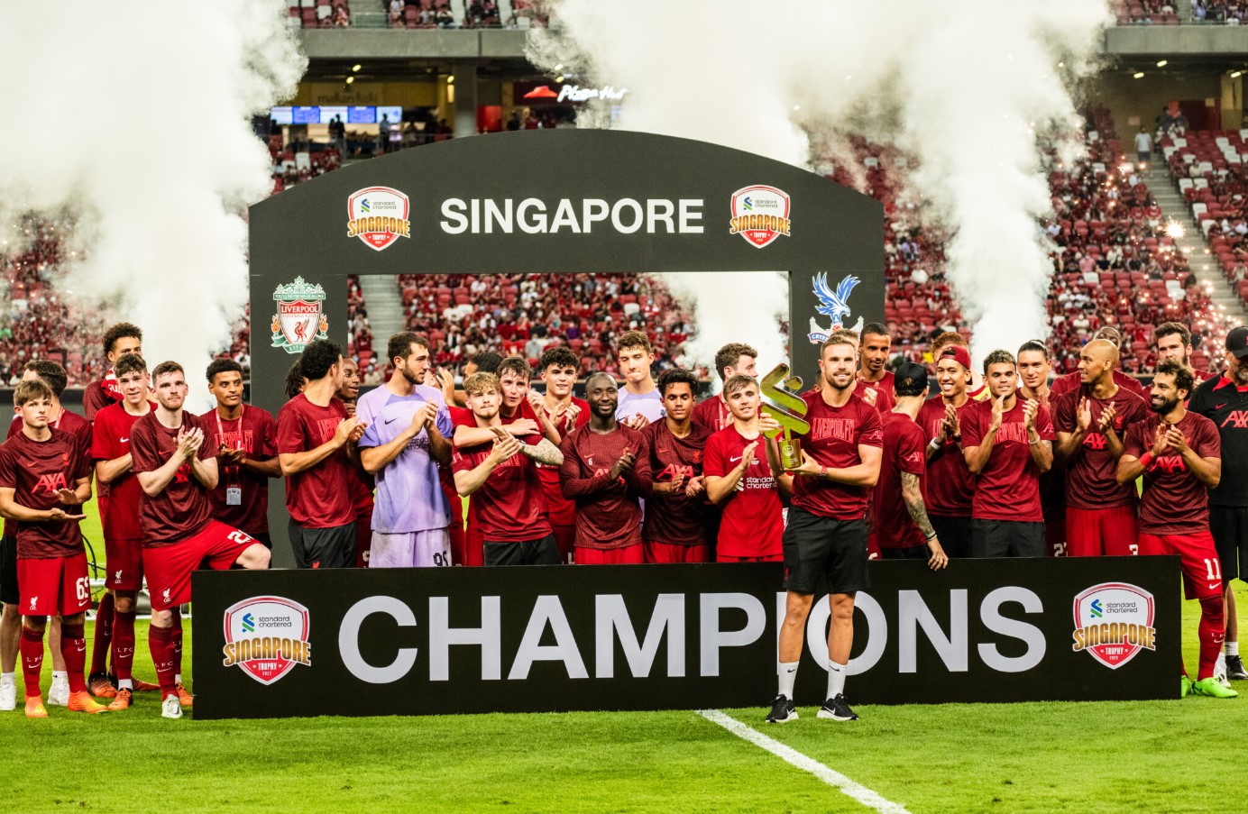 利物浦将再度前往新加坡进行季前热身赛！